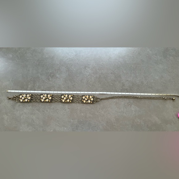 Glamorstar Western Chain Belts for Women Vintage Rhinestone Concho Waist Belts - Picture 5 of 11